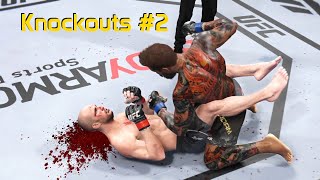 EA Sports UFC 4 - Best Brutal Knockouts Compilation #2