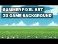 Summer Pixel Art Image for Video Games