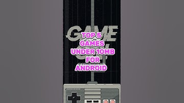Top 5 Games Under 10MB For Android 2023 #Shorts
