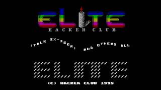 The Code Crack Intro - Elite Hackers Club [#zx spectrum AY Music Demo]