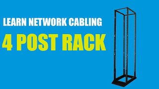 Learn Network Cabling - 4 Post Rack How To