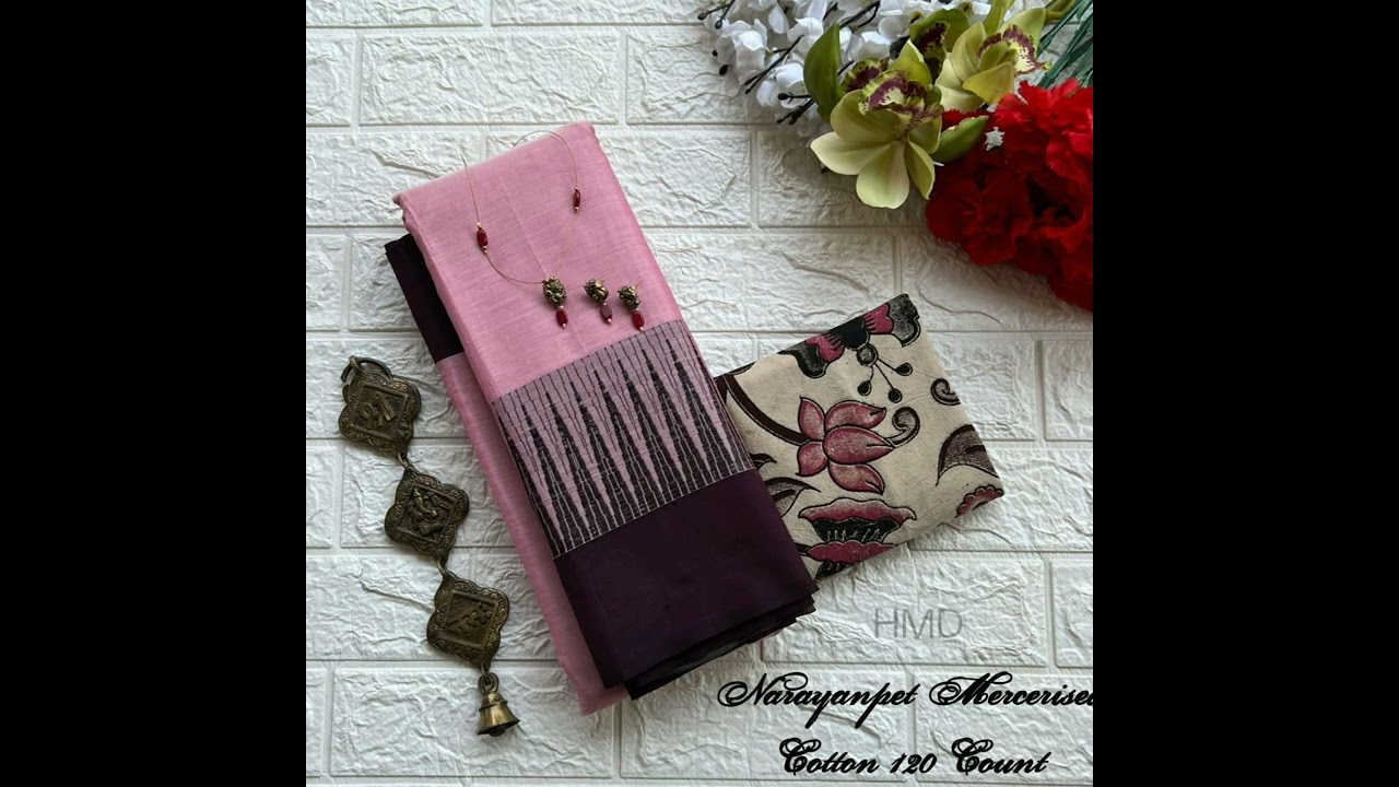 Narayanpet Cotton Sarees collections wtsapp 7339267654 