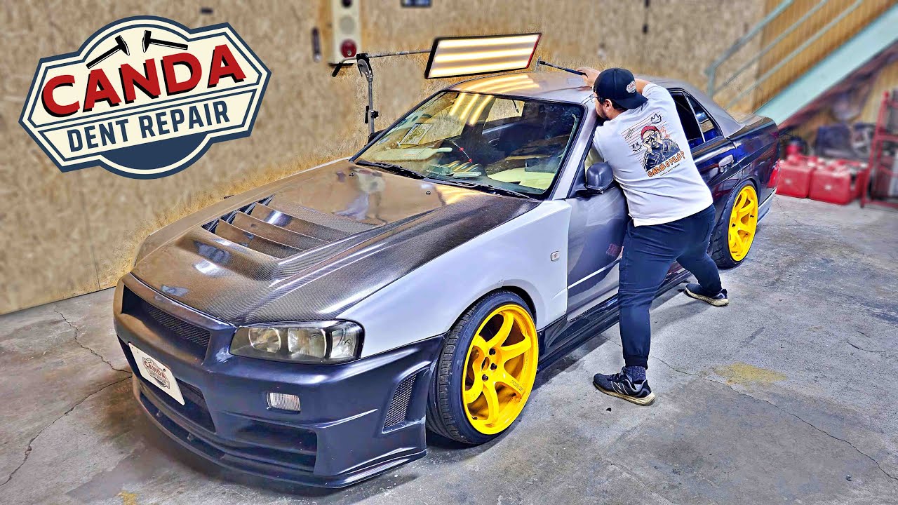 ELE FEZ MILAGRE NO TETO DO MEU SKYLINE R34 - YouTube