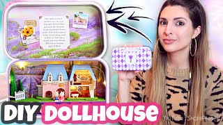 DIY MINI DOLLHOUSE IN A TIN?! *it Lights up* Testing CuteBee Craft Kit