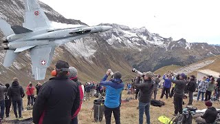 AXALP 2021 The Greatest AvGeek Show on Earth!!  Spectacular Swiss AirForce Live Firing!!