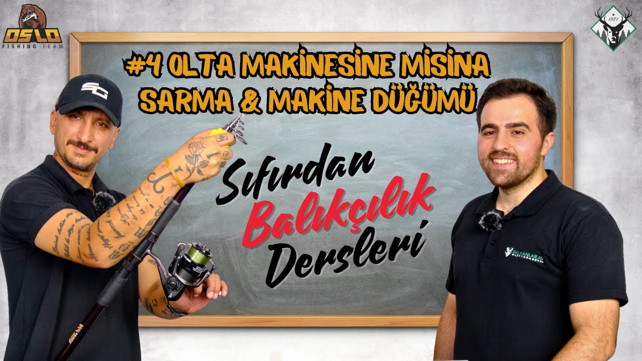 Sıfırdan Balıkçılık Dersleri #4 |  Olta Makinesine Misina Sarma & Makine Düğümü