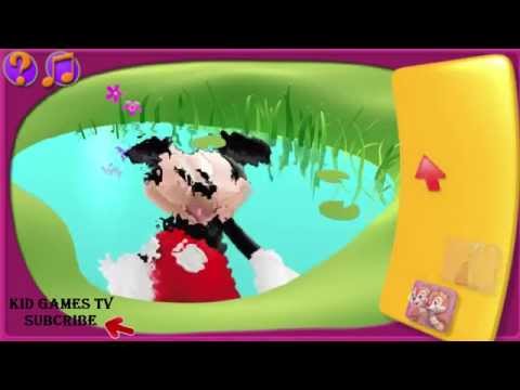 Mickey Mouse Puzzle Pond Games For Kids In English - Mickey Mouse Games For Children