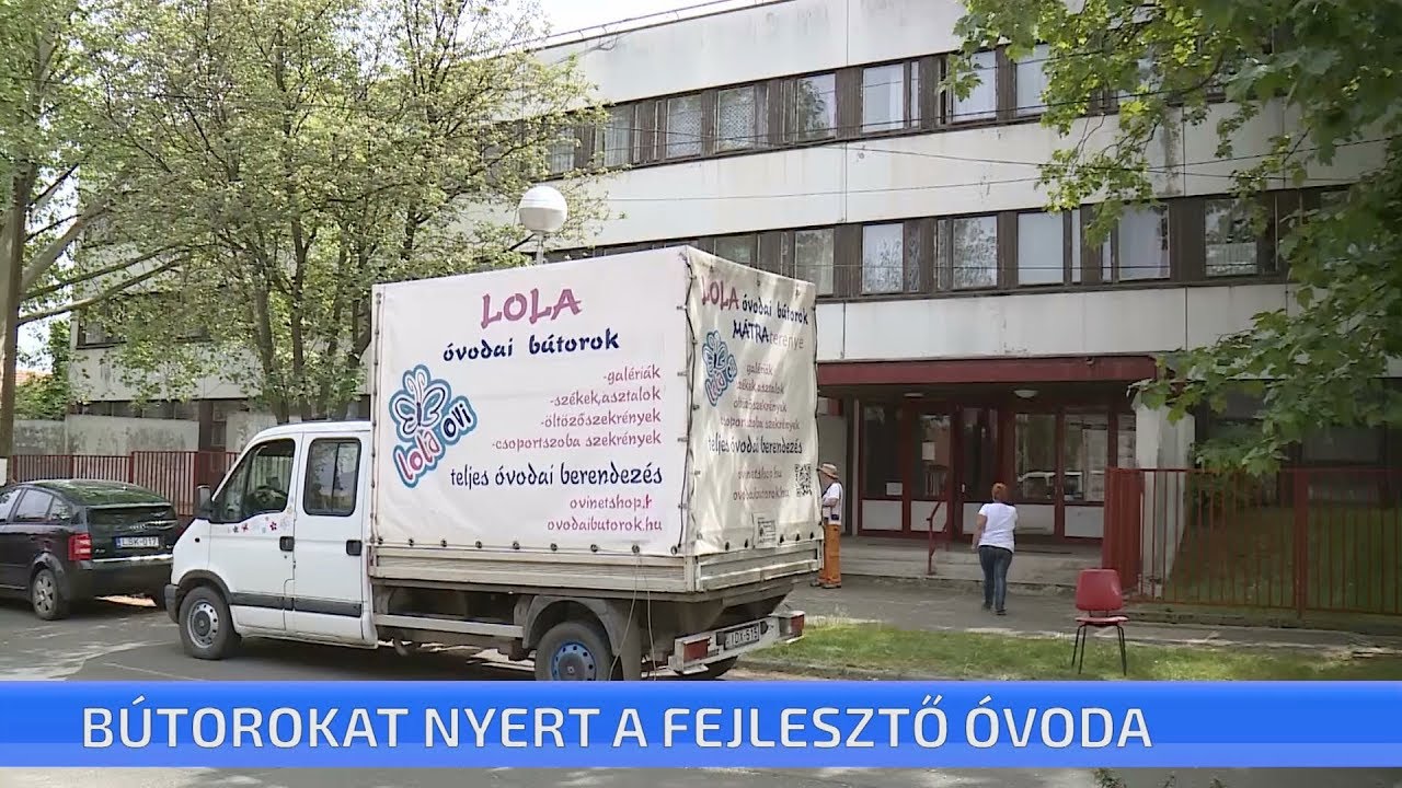 Bútorokat nyert a fejlesztő óvoda