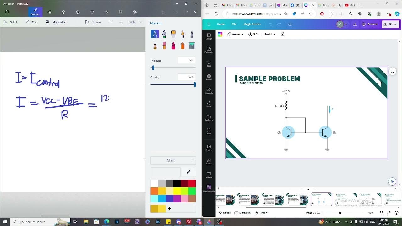 Current Mirrors (Sample Problem 1) YouTube