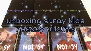 unboxing stray kids noeasy albums ❣️ (regular, limited, & jewel case)