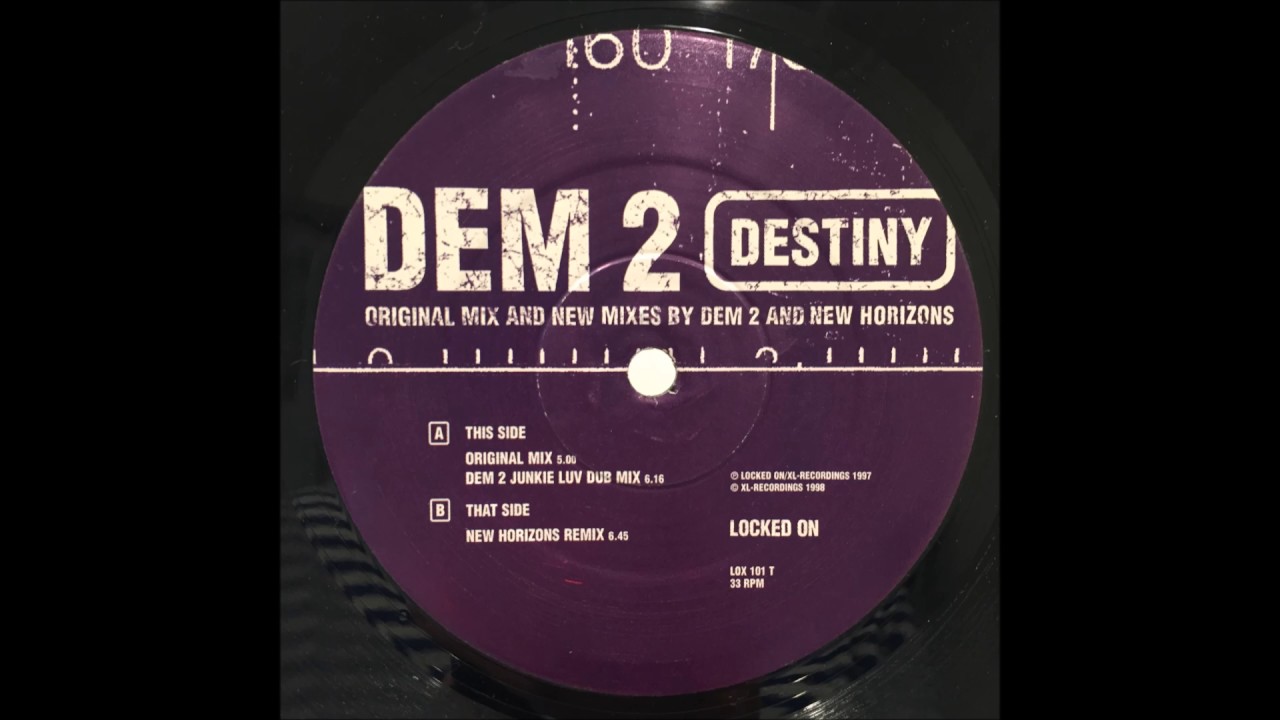 Dem 2 Destiny (Junkie Luv Dub Mix) YouTube