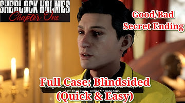 (Good/Bad/Secret Ending)Full Case: Blindsided Sherlock Holmes Chapter One 2021
