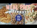 WEEKLY WW FREESTYLE MEAL PREP | COPYCAT STARBUCKS EGG WHITE BITES, OATMEAL PROTEIN NUT BARS, & MORE!