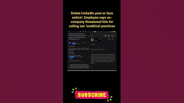 This employee is asked to Delete LinkedIn post 😞 | Reality of IT Industry #thecorporatetruth #shorts