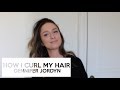 How to curl your hair with a wand  gennifer jordyn