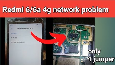 Redmi 6a/6 4g network problem #redmi6a #network #problem