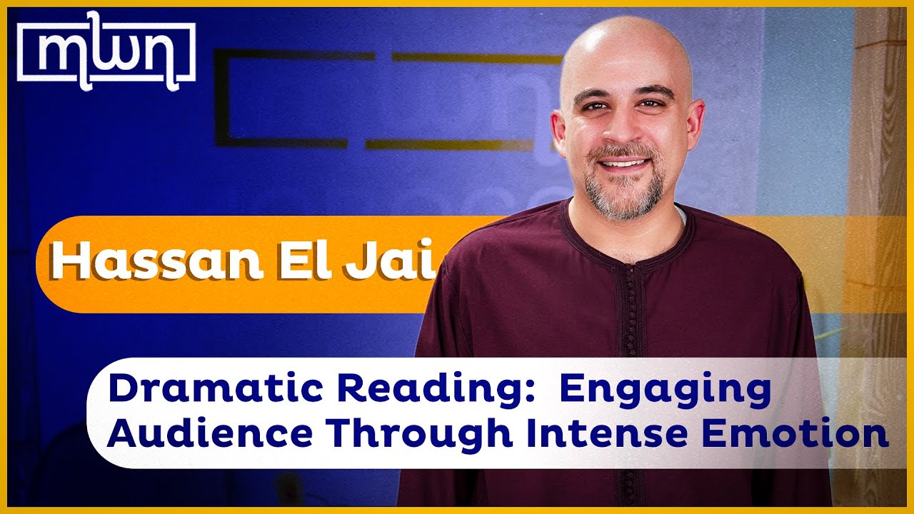 Hassan El Jai: dramatic reading engaging audience through intense emotion