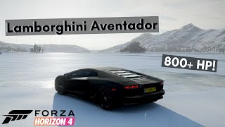 Forza Horizon 4 Lamborghini Aventador LP700-4 (Steering Wheel + Paddle Shifters) Gameplay