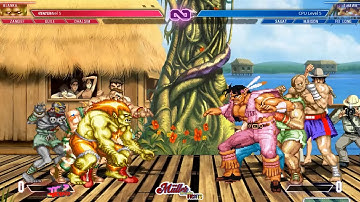 Team Guile vs Team M. Bison ⚡🔥 Hyper Street Fighter II Anniversary Edition | Arcade #StreetFighter