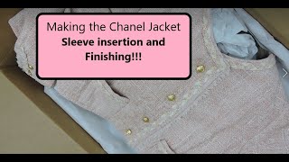 Chanel-Jacke Nr. 5 nähen – Fertigstellen!