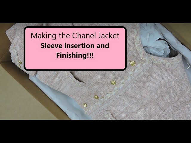 Making the Chanel Jacket #-4 Sleeves! Assembling, quilting