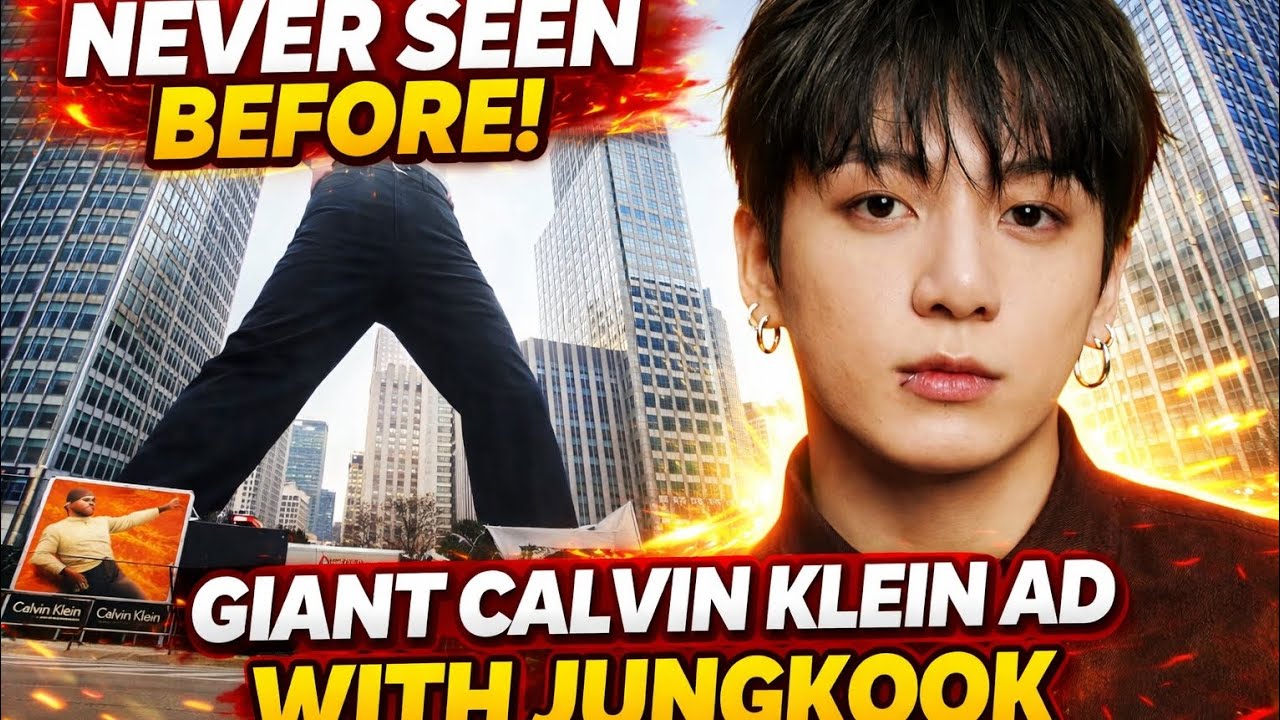 Taking America by storm! BTS's Jungkook stars in Calvin Klein's first giant commercial