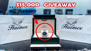 GIVING AWAY A $15,000 ROLEX