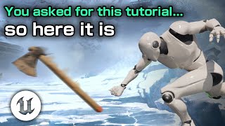 Boomerang Weapon Tutorial in Unreal Engine 5