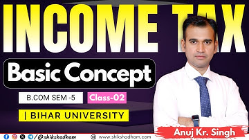 Assessee and Person  | Income Tax | Bihar University | Bcom/Bba | By Anuj Sir