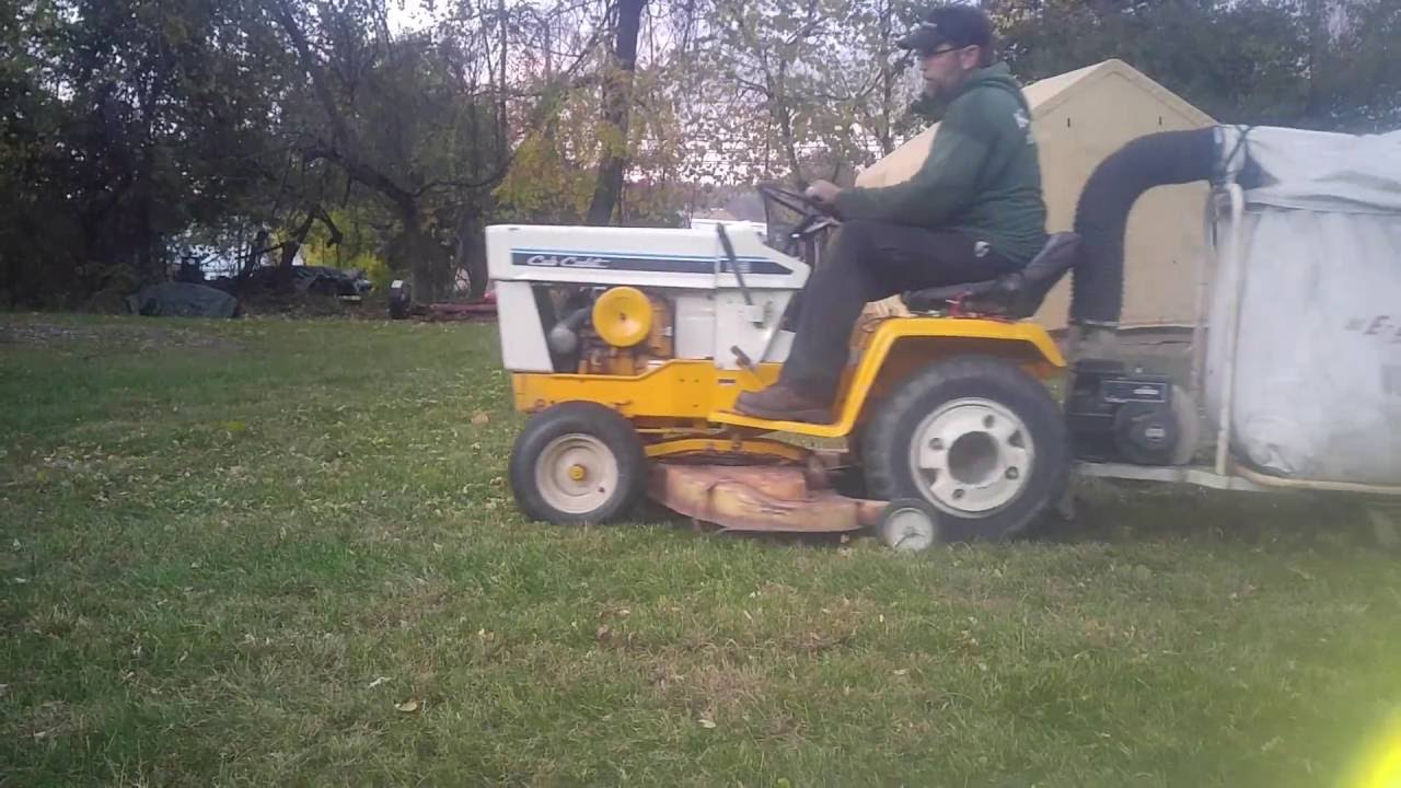 Cub cadet / ez vac leaf cleanup !!! YouTube