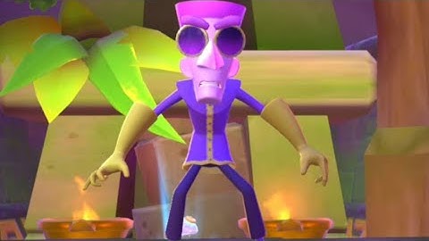 Crash Bandicoot: On the Run! Oxide Lab Assistant Defeated! Jewel 167