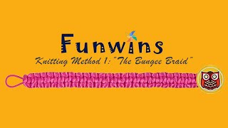 Funwins Friendship Bracelet Method 1-The Bungee Braid