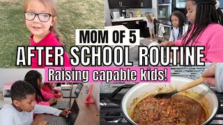 AFTER SCHOOL ROUTINE FOR MY 5 KIDS I KIDS CHORES I MOM OF 5