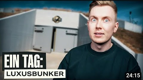 1 Tag im Luxus Bunker für den Weltuntergang
