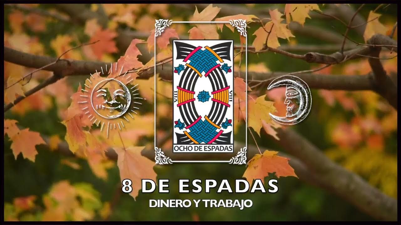 🟧 8 de Espadas Tarot de Marsella | ¿Que significa el Ocho de Espadas