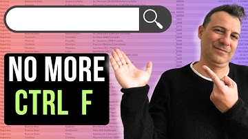 How to Create a Search Bar in Excel: Find Anything in Seconds!