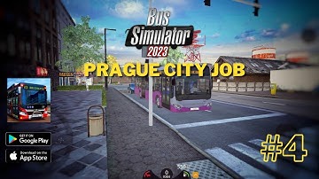 Bus Simulator 2023 - Prague City Gameplay Walkthrough (Android, iOS) | #jerryisgaming  #4