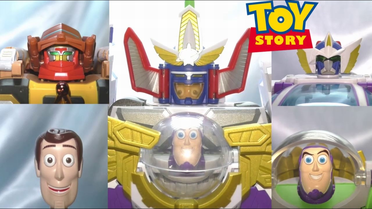 トイ ストーリーの合体ロボ 超合金 ウッディロボ シェリフスター 超合体大作戦 Woody Robo Sheriff Star Disney Pixar Youtube