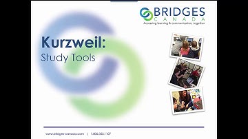 Study Tools in Kurzweil Overview
