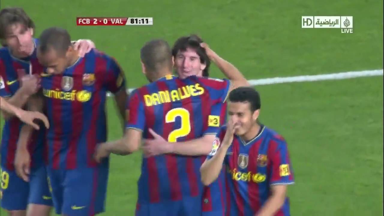 Lionel Messi 2nd Goal Vs Valencia 720p HD HD YouTube