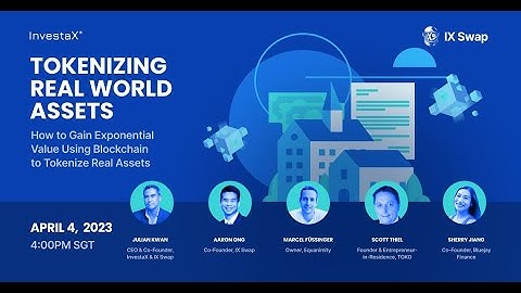 Tokenizing Real World Assets Webinar