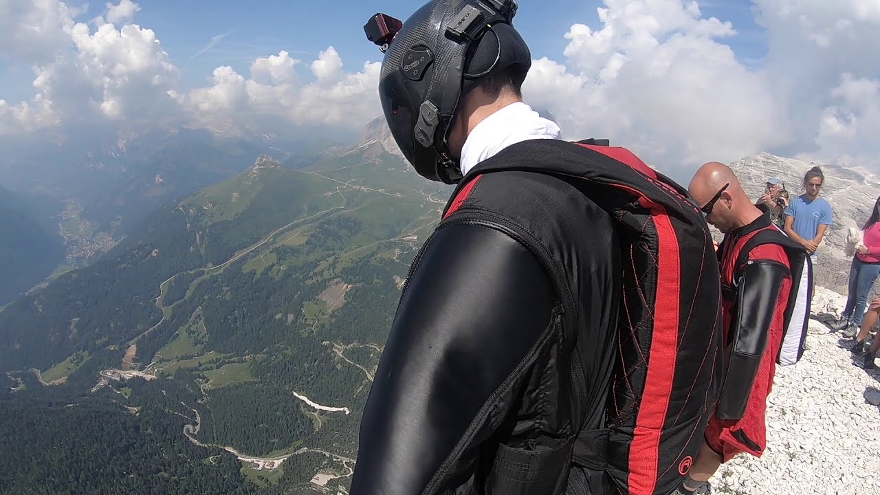 Wingsuit BASE Dolomites Italy 07/2019