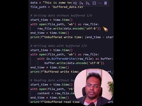 Buffer data before