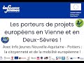 Les porteurs de projets europens  le centre info jeunes nouvelleaquitaine de poitiers