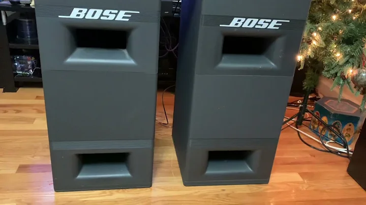 2 Bose 502B Panaray Subwoofer 450 W 1800 peak Test with Electro Voice CP 2.8  . - 天天要闻