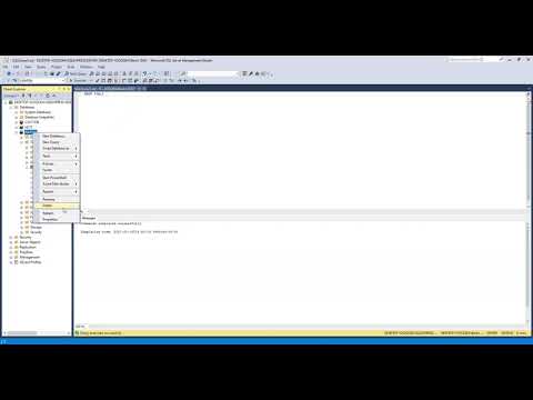 CIS117: Dropping tables and Refreshing in SQL Management studio