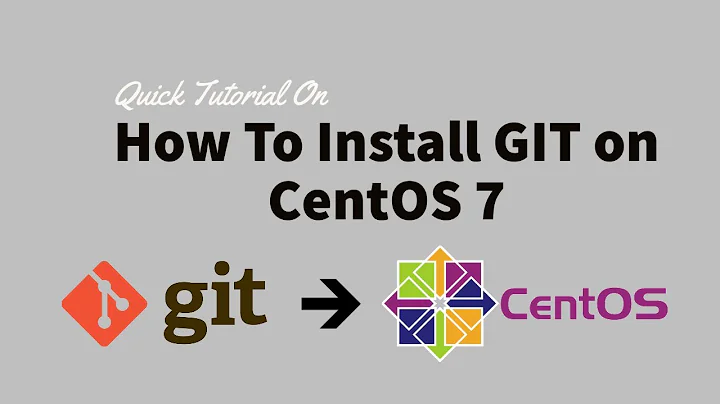 How to install and configure Git server on CentOS 7 and setup webserver