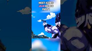 MOST ICONIC JOJO MEMES PART 1 🔥 | #shorts #anime #jjba
