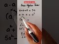Basic Algebra | Basic Concept | #math #mathematics #mathtricks