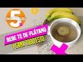 10 razones para tomar té de plátano ☕️🍌 | Salud180